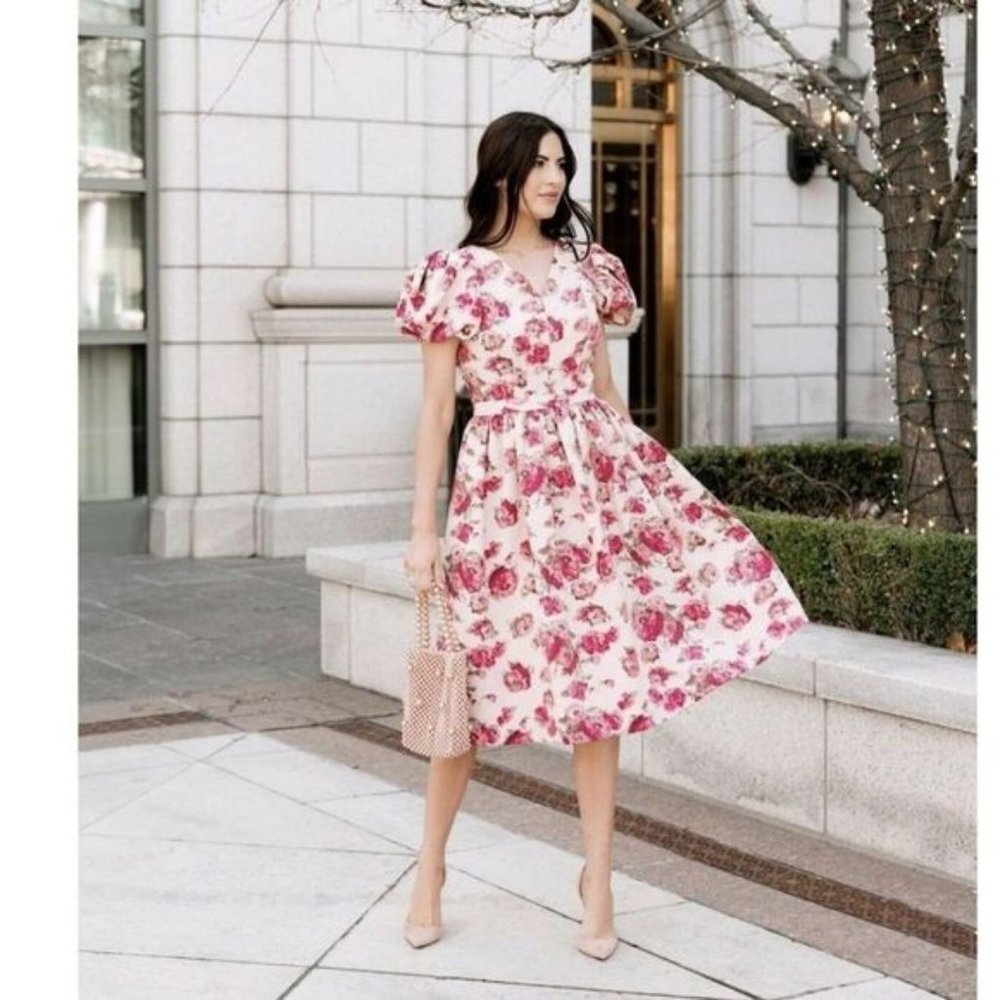Rachel Parcell Fit & Flare Floral Dress XL NWT